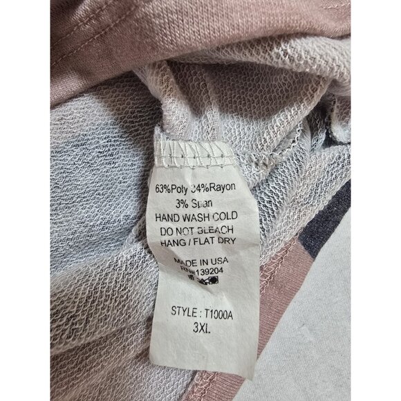 Ordinary Day Womens Top Dolman sleeves Aztec print Stretch Size 3X - Picture 7 of 16